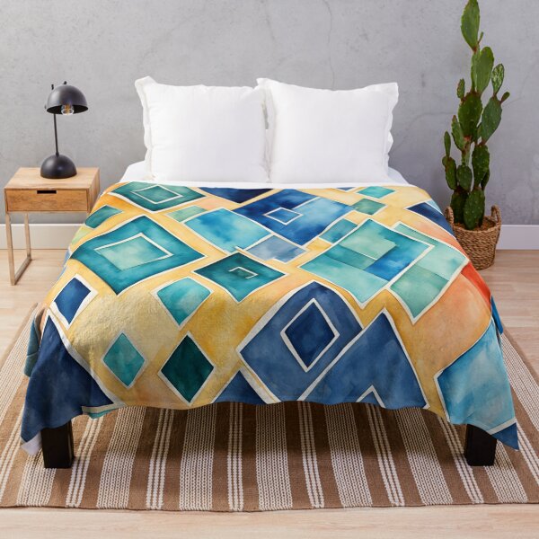 Item preview, Geometric Squares Abstraction designed and sold by artedamensagem.