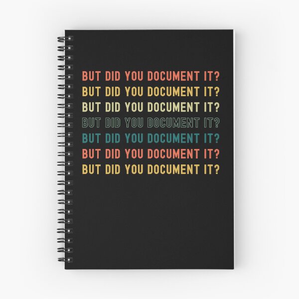 Item preview, But did you Document it? funny HR retro repeating designed and sold by snowry.