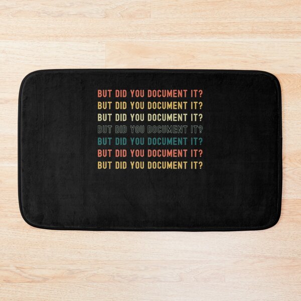 Item preview, But did you Document it? funny HR retro repeating designed and sold by snowry.