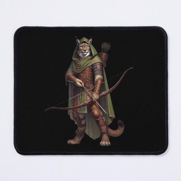 Item preview, Arrows love me, lynx archer, medieval animal designed and sold by Tiszert.