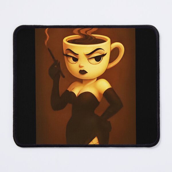 Item preview, Espressona Signora's strict look while smoking right now - brainrot meme designed and sold by EmeraldeaArt.