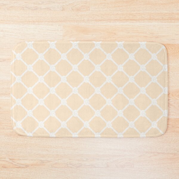 Item preview, New Nautical Netting Design in Florida Color Palette- Seashell designed and sold by PD-Coastal.