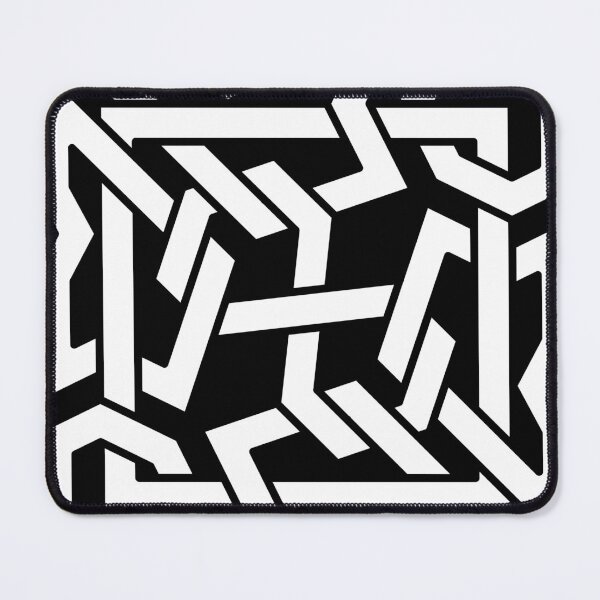 Item preview, Elegant Geometric Knot Pattern – Interlaced Design -1- designed and sold by Tarjiart.