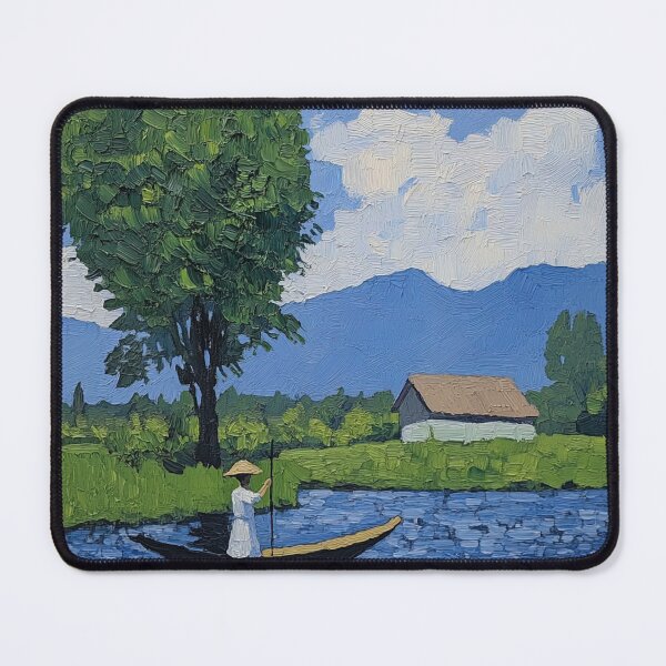 Item preview, Myanmar landscape | Post-impressionist painting style designed and sold by ComicsFactory.
