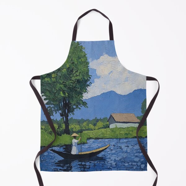 Item preview, Myanmar landscape | Post-impressionist painting style designed and sold by ComicsFactory.