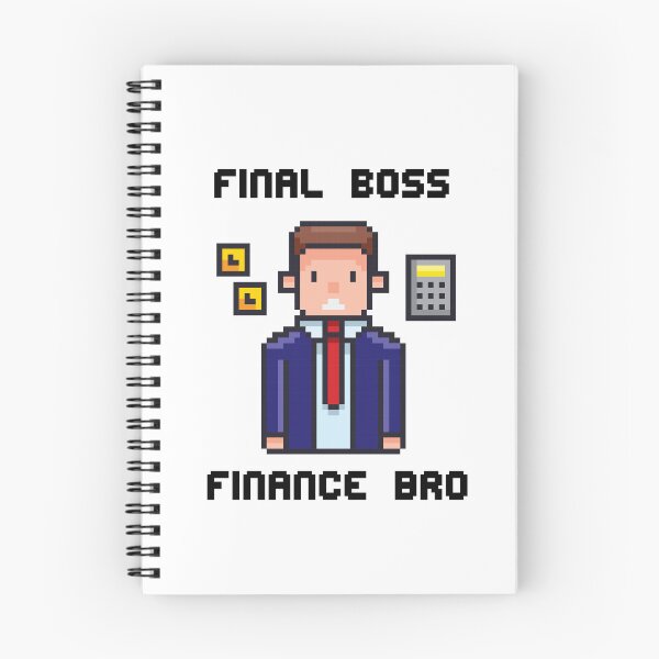 Item preview, Funny Finance Bro Pixel Art for Gamers Office Boss designed and sold by Summer Johnson.