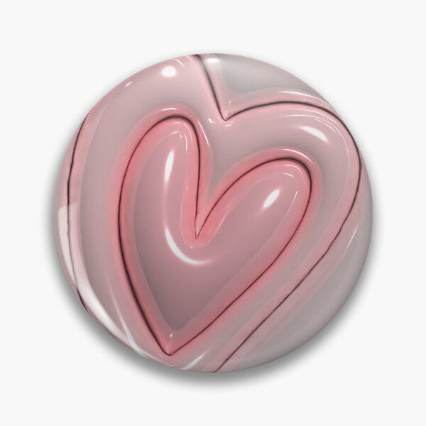 Item preview, pink hearts and pink hearts in 3d shape designed and sold by ezgiworkshop.