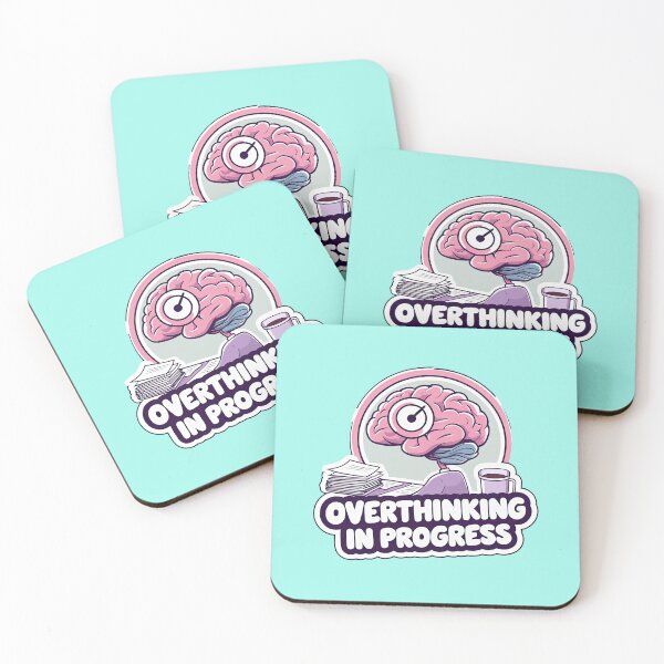 Item preview, Overthinking in Progress – Funny Brain designed and sold by ApriNoeScor.