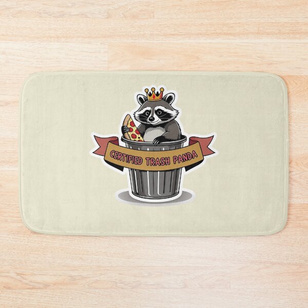 Item preview, Certified Trash Panda – Raccoon with a crown designed and sold by ApriNoeScor.