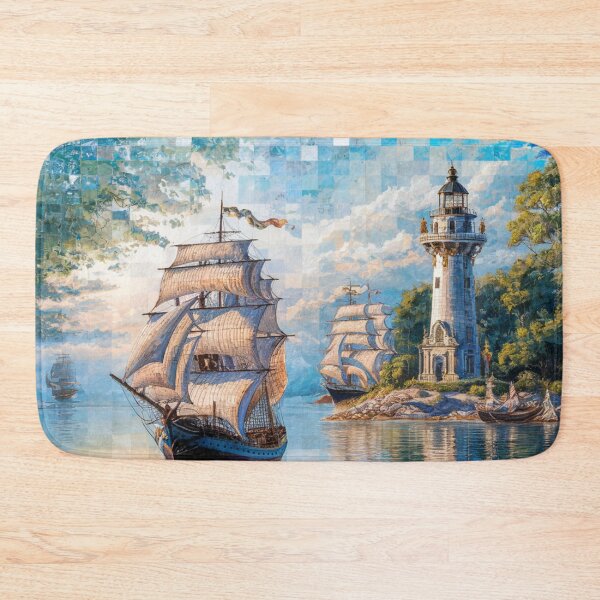 Item preview, Sailboat trip,tile. designed and sold by elegantpaterns.