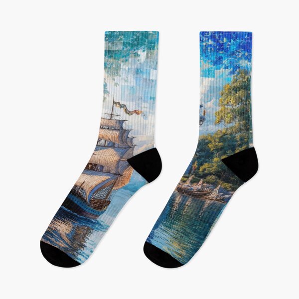 Item preview, Sailboat trip,tile. designed and sold by elegantpaterns.