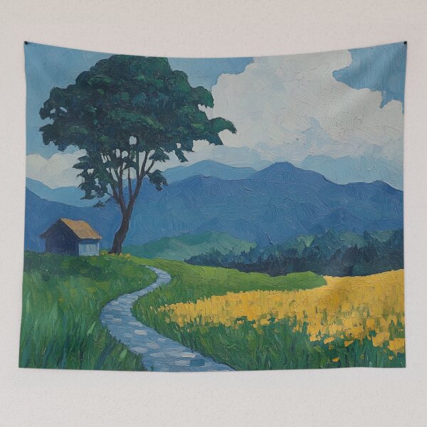 Item preview, Philippines landscape | Post-impressionist painting style designed and sold by ComicsFactory.