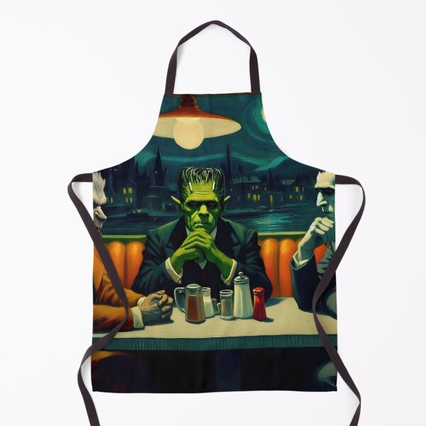 Item preview, Monster Nighthawks - Classic Horror Icons Meet Fine Art designed and sold by Very Peculiar.