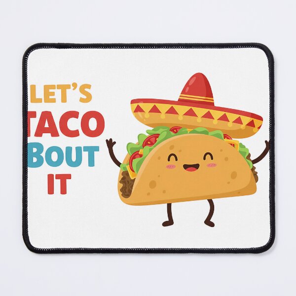 Item preview, Let's Taco 'Bout It – Dancing Taco Cartoon with Sombrero & Festive Vibes designed and sold by WallaceSilvaART.