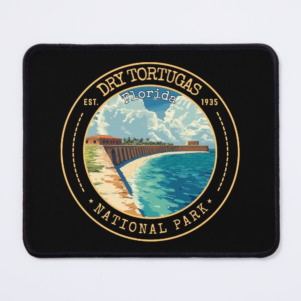 Item preview, Dry Tortugas National Park in Florida, USA Vintage Travel Art Emblem designed and sold by MaateoDesign.