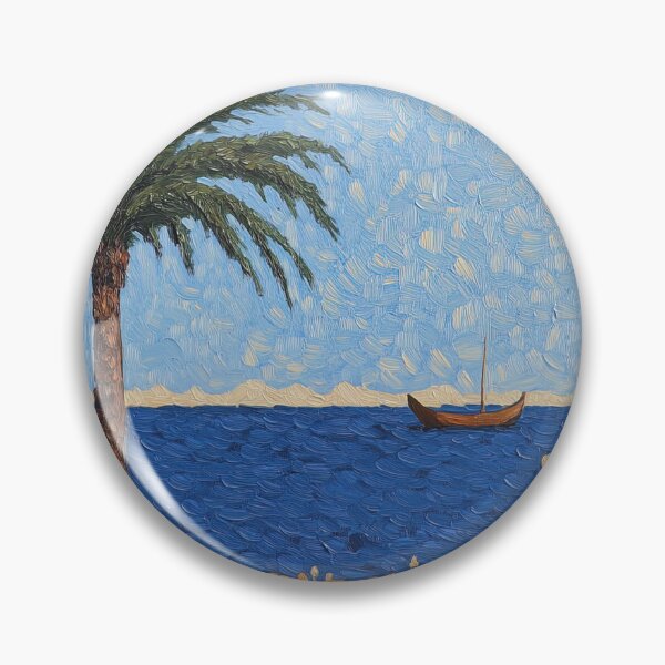 Item preview, United Arab Emirates landscape | Post-impressionist painting style designed and sold by ComicsFactory.