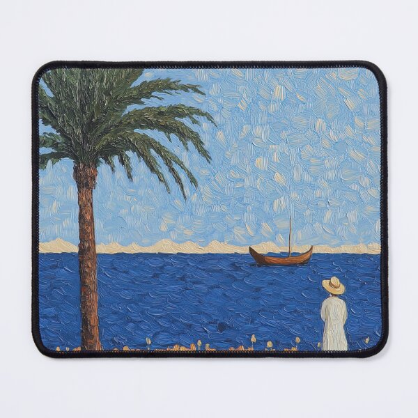 Item preview, United Arab Emirates landscape | Post-impressionist painting style designed and sold by ComicsFactory.