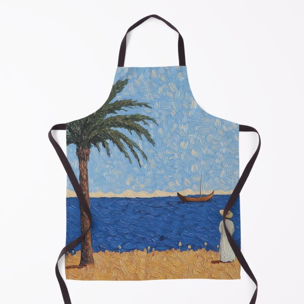 Item preview, United Arab Emirates landscape | Post-impressionist painting style designed and sold by ComicsFactory.