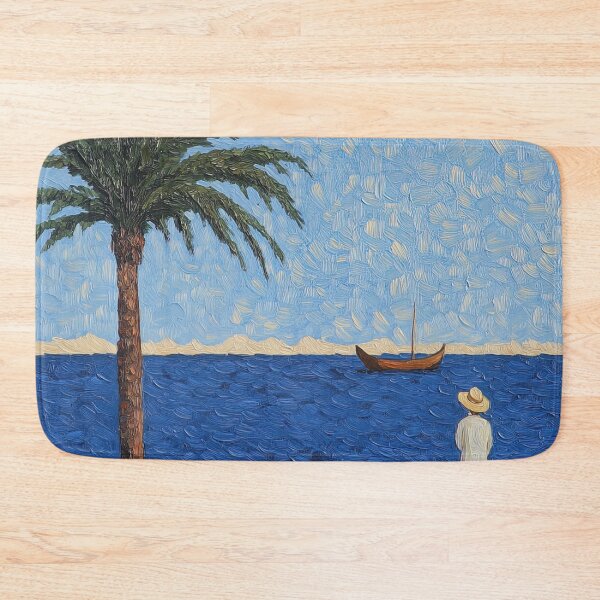Item preview, United Arab Emirates landscape | Post-impressionist painting style designed and sold by ComicsFactory.