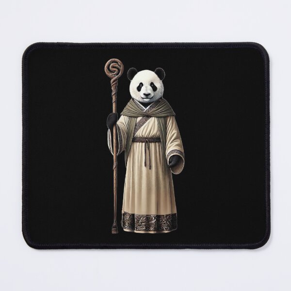 Item preview, Magic flows effortlessly, panda magician, medieval animal designed and sold by Tiszert.