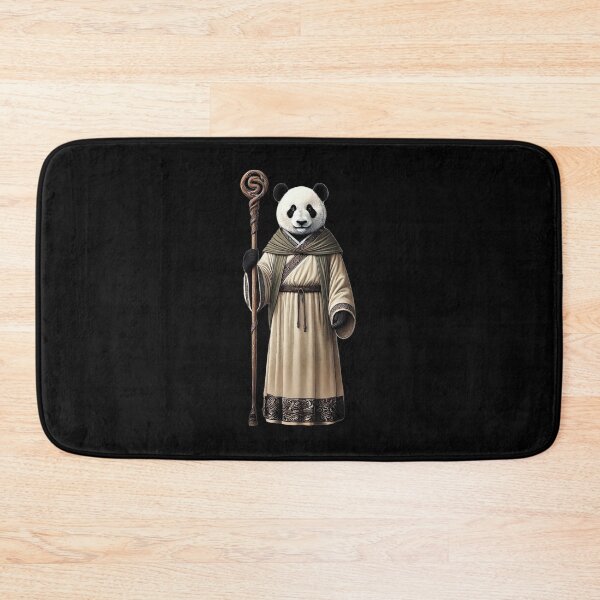 Item preview, Magic flows effortlessly, panda magician, medieval animal designed and sold by Tiszert.