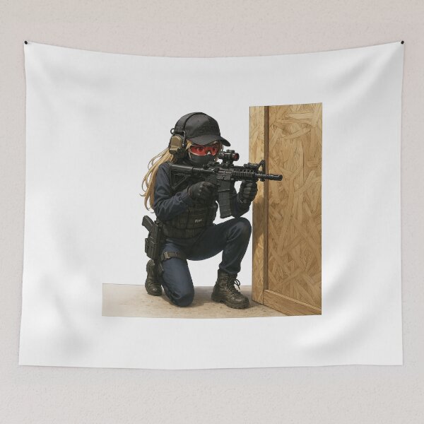 Item preview, Tactical Girl designed and sold by RAWLIFEGRAPHIC.