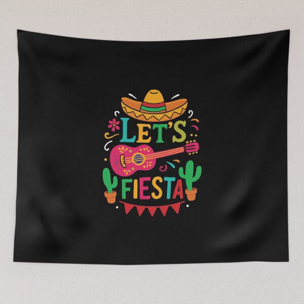 Item preview, Let’s Fiesta – Bright Mexican Party Style designed and sold by HandicraftArt.