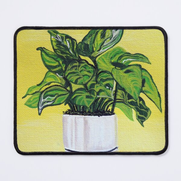 Item preview, Pothos in a White Pot designed and sold by ElaineFogelArt.