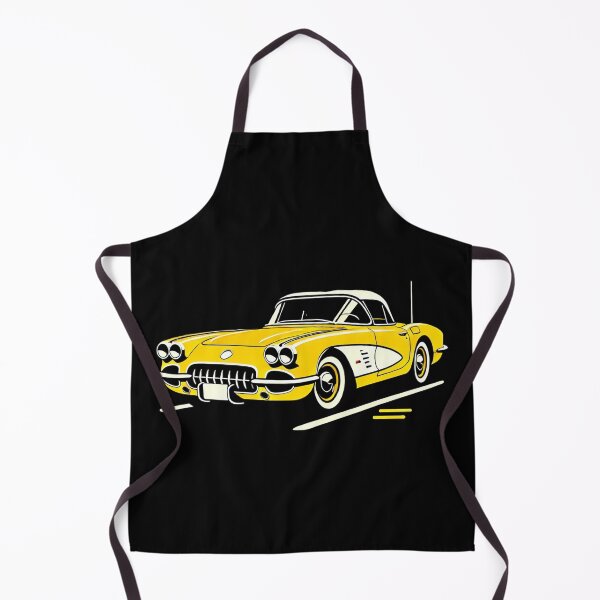 Item preview, Yellow 58 Corvette designed and sold by TheArtOfCar.