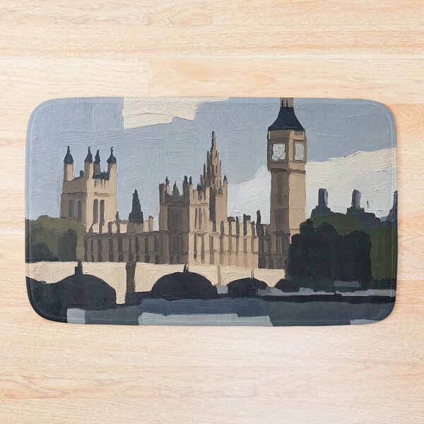 Item preview, United Kingdom landscape | Post-impressionist painting style designed and sold by ComicsFactory.
