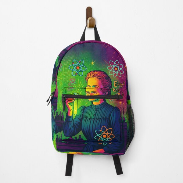 Item preview, Marie Curie Pop Art Portrait – Radioactive Science Glow designed and sold by PrometheusStyle.