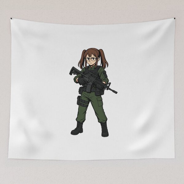 Item preview, Tactical Girl designed and sold by RAWLIFEGRAPHIC.