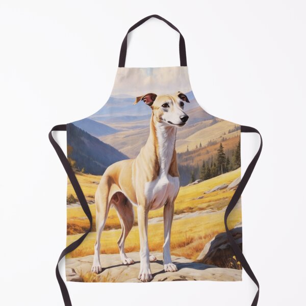Item preview, Greyhound Dog Sunny Mountain Landscape Portrait designed and sold by ChaosReigns91.