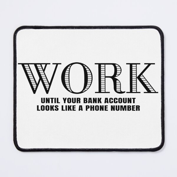 Item preview, Work Is My Love Language | Funny Minimalist Productivity Quote designed and sold by NotaryLife.