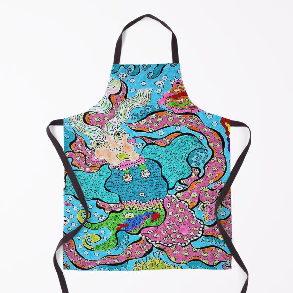 Item preview, Supersonic Mermaid Octopus designed and sold by chelleray.