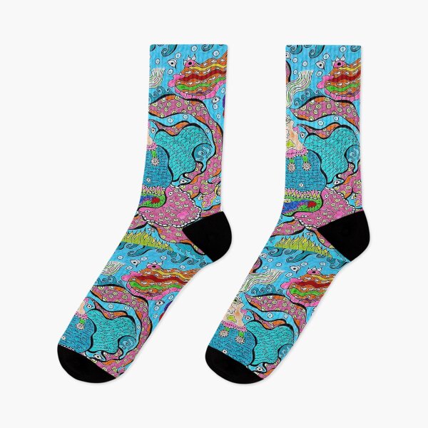 Item preview, Supersonic Mermaid Octopus designed and sold by chelleray.