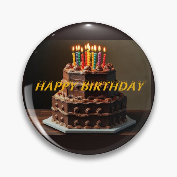 Item preview, Birthday Cake - Hex Shaped - multilayer - delicious pixels designed and sold by shakespeare1212.