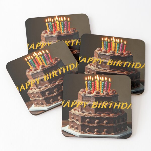 Item preview, Birthday Cake - Hex Shaped - multilayer - delicious pixels designed and sold by shakespeare1212.