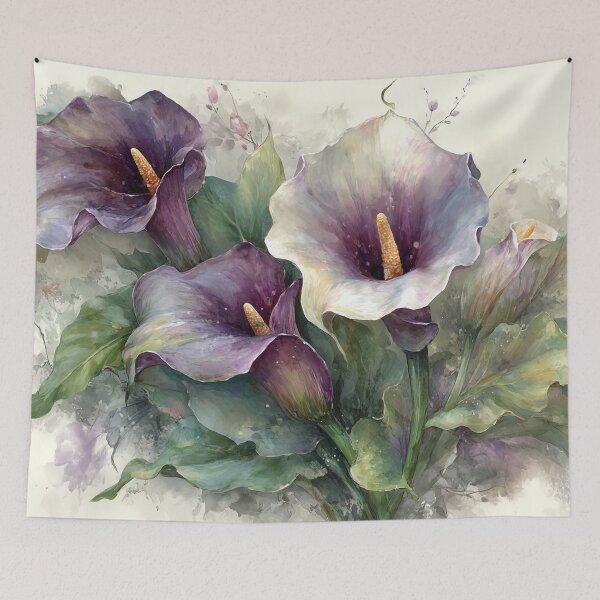 Item preview, Ethereal Elegance: The Dance of Calla Lilies designed and sold by bloorose.