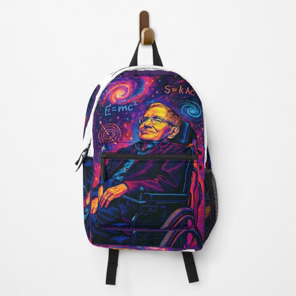Item preview, Stephen Hawking Pop Art Portrait – Cosmic Vision & Science Tribute designed and sold by PrometheusStyle.