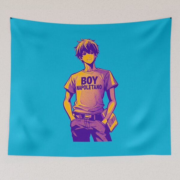 Item preview, Boy Napoletano | Design Anime per Studenti e Ragazzi con Orgoglio Napoletano designed and sold by Design by Anthony .