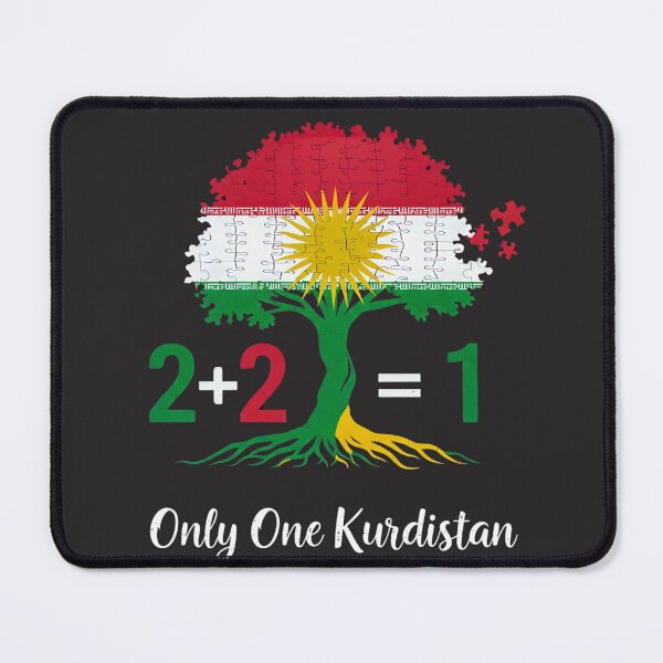 Item preview, 2 + 2 = 1 – Only One Kurdistan T-Shirt designed and sold by DaDesgin.