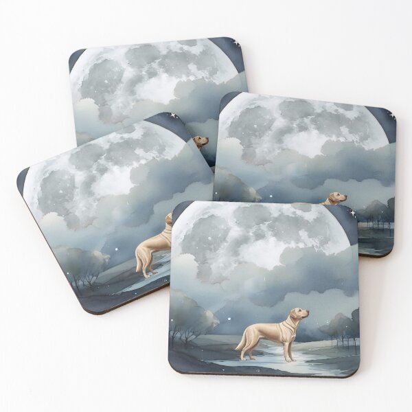 Item preview, Labrador In The Moonlight designed and sold by NikkiBear67.