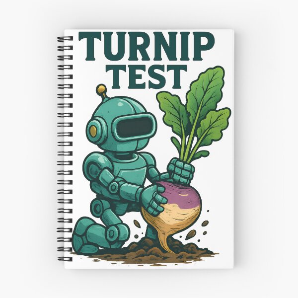 Item preview, Funny Robot Fails the "Turnip Test" designed and sold by Vitanity.