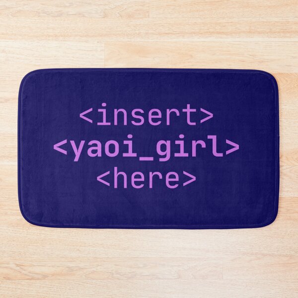 Artikelvorschau, <Einfügen>< Yaoi-Mädchen><Hier> Lustiges Codemuster für Yaoi-Fans entworfen und verkauft von ByEWS.