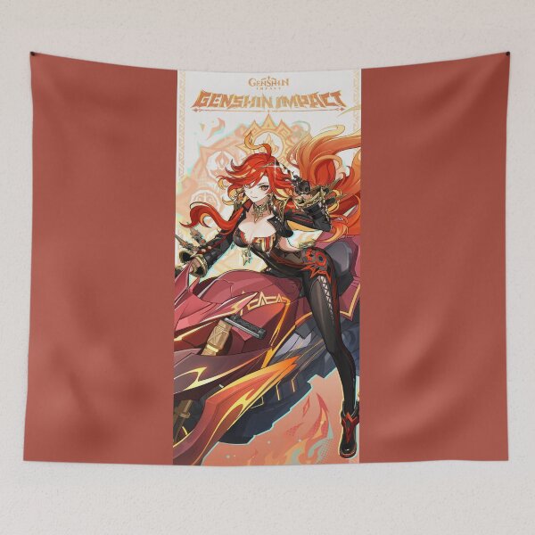 Item preview, Genshin Impact - Mavuika Character Official Poster designed and sold by Krimsy.