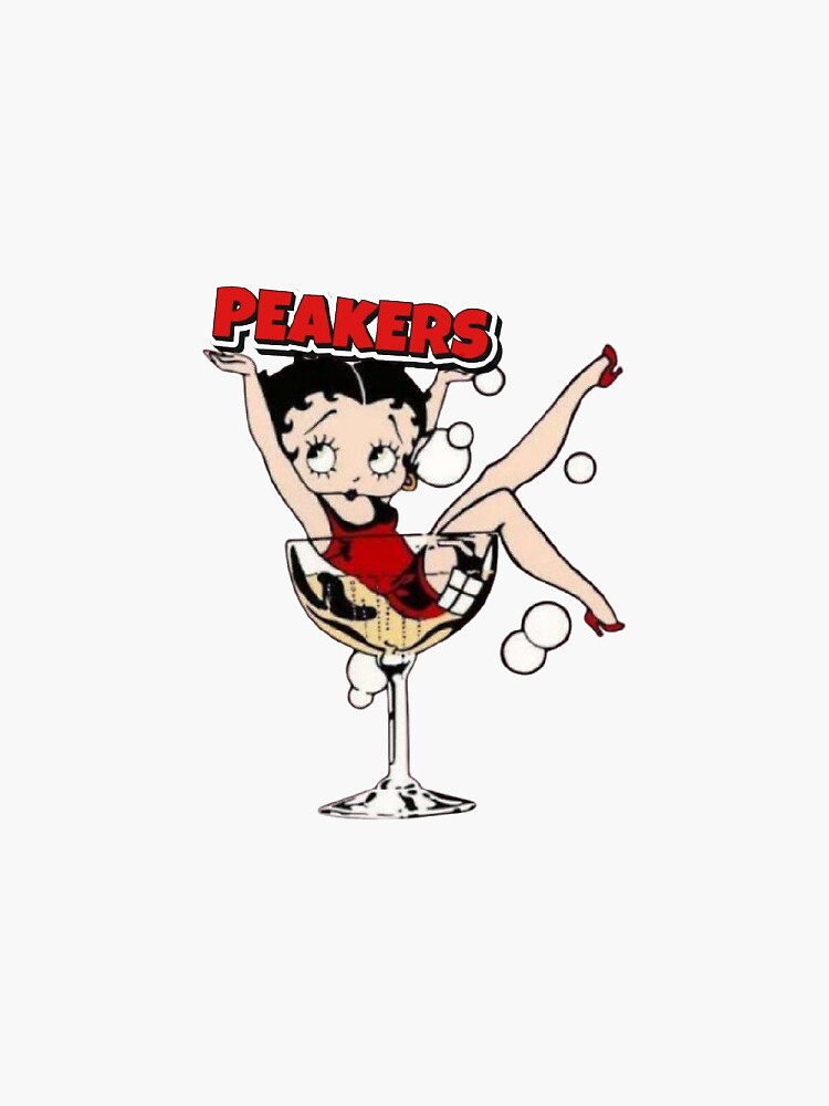 Thumbnail 3 of 3, Sticker, betty boop peakwear sticker designed and sold by PEAK2025.