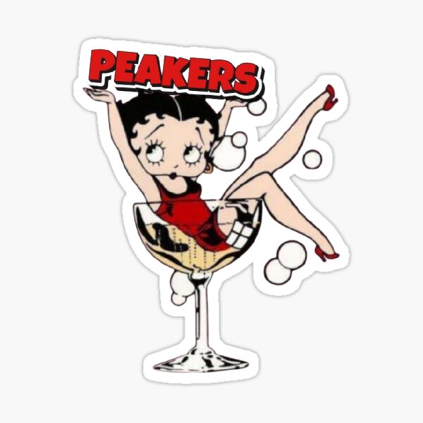 Item preview, betty boop peakwear sticker designed and sold by PEAK2025.