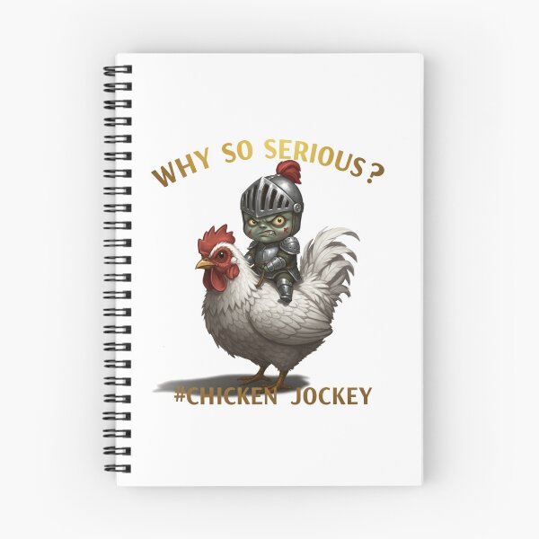Item preview, Chicken Jockey - Why So Serious? designed and sold by Polyverse.