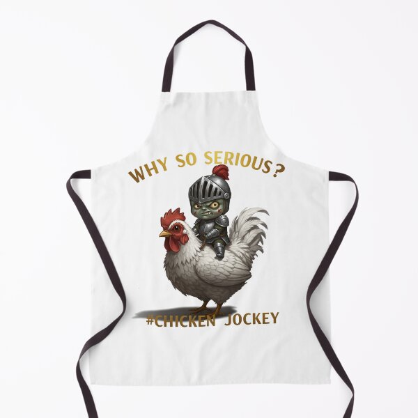 Item preview, Chicken Jockey - Why So Serious? designed and sold by Polyverse.
